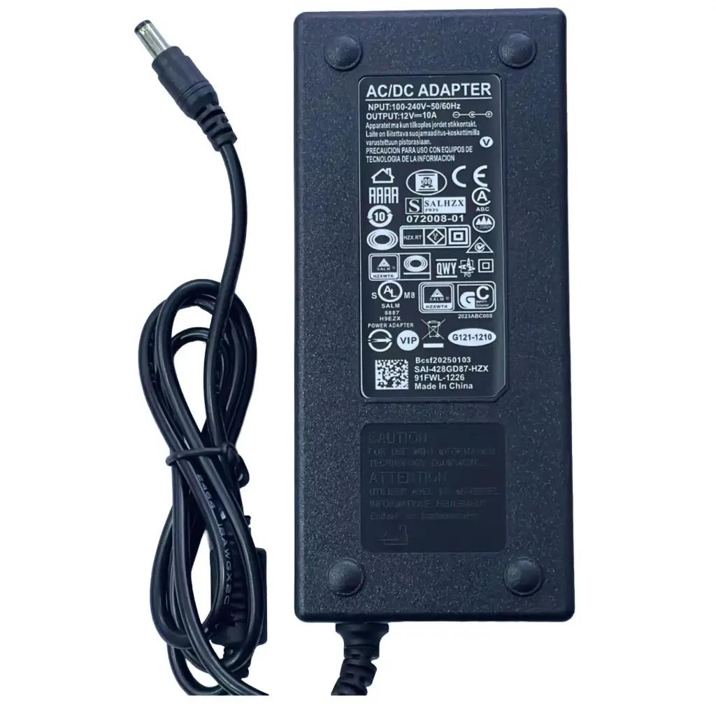 AC/DC Adapter 12V-10A Original